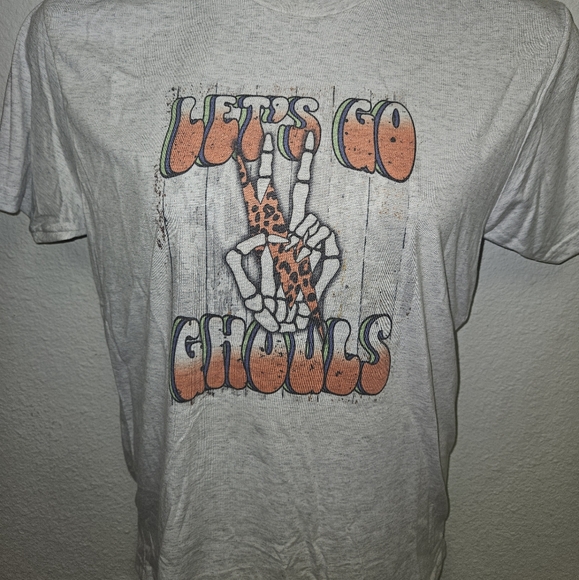 Halloween Graphic Tee - Let's Go Ghouls - Medium - Picture 2 of 4